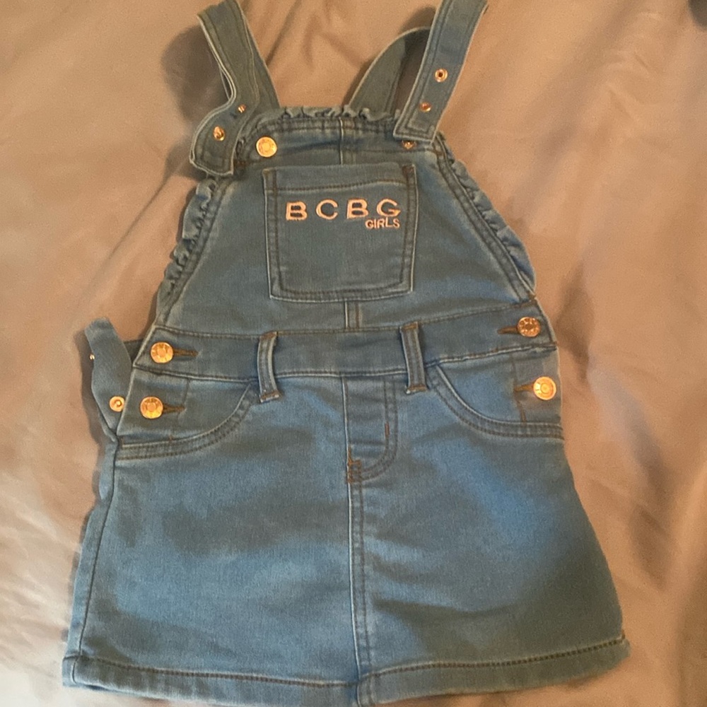 BCBG Girl Jean overall dress
